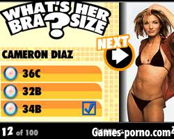 Guess the breast size of famous girls